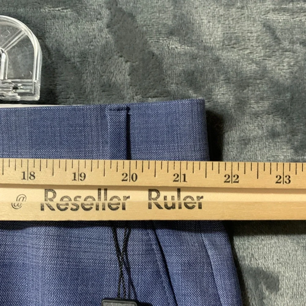 Lauren Ralph Lauren Mens Ultraflex Blue Plaid Suit Trousers Edgewood 42W x 32L